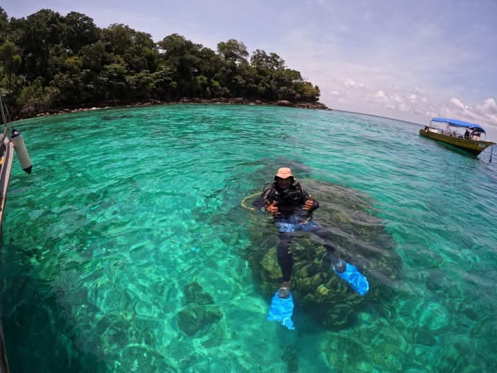 Snorkeling at Local Site Island Langkawi