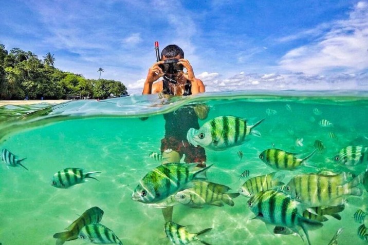 Snorkeling at Local Site Island Langkawi